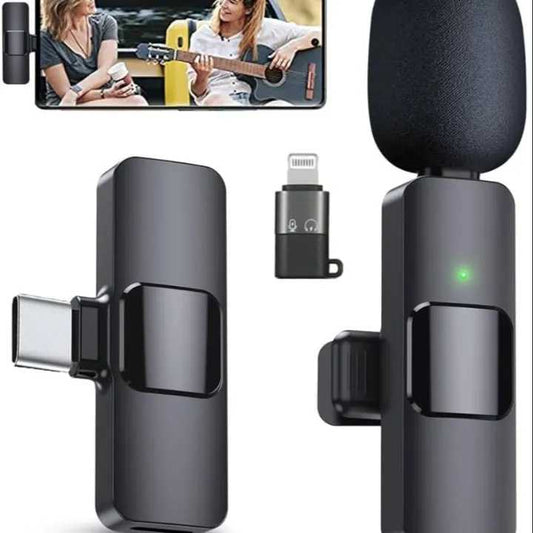 K8 Wireless Microphone | K8 Mic for Mobile | Type-C / iPhone Compatible | Noise Reduction