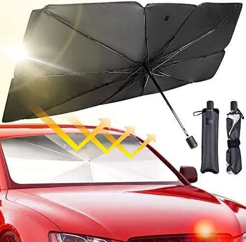 Universal Car Umbrella Sun Shade – All-Weather UV Blocker & Thermal Shield