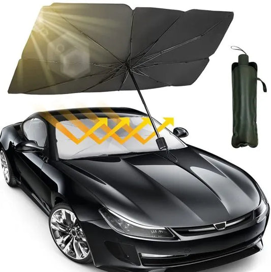 Universal Car Umbrella Sun Shade – All-Weather UV Blocker & Thermal Shield