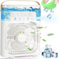 Portable Air Conditioner Fan USB Electric Fan with LED Night Light, Fine Mist Water, and Humidifier Function | Led Night Light Water Mist - 10 inch Big Size