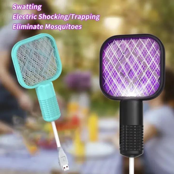 USB Rechargeable Mosquito Killer Racket | Portable Mosquito Repellent Racket With UV Light For Home Office Use