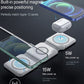 3 in 1 Magnetic Foldable Wireless Charging Station 15W Fast Charger for iPhone, AirPods & Smartwatch