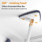 360° Rotatable Triangle Mop – Adjustable Long Handle Floor & Wall Cleaner