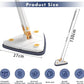360° Rotatable Triangle Mop – Adjustable Long Handle Floor & Wall Cleaner