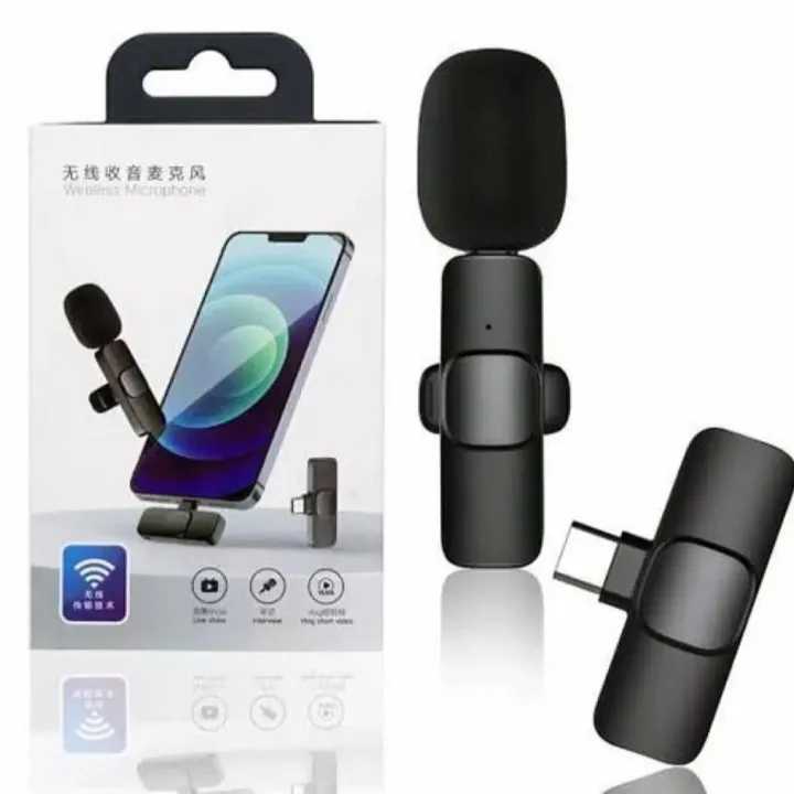 K8 Wireless Microphone | K8 Mic for Mobile | Type-C / iPhone Compatible | Noise Reduction